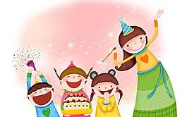 兒童插畫-生日快樂