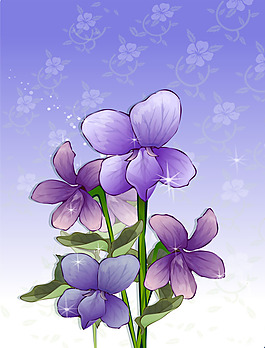 手繪花朵