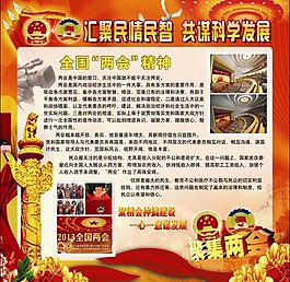 兩會(huì) 展板