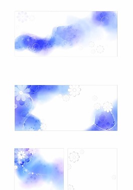 藍色空靈唯美背景