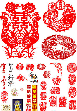 傳統(tǒng)春節(jié)元素矢量素材05