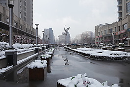 天鵝雪中舞