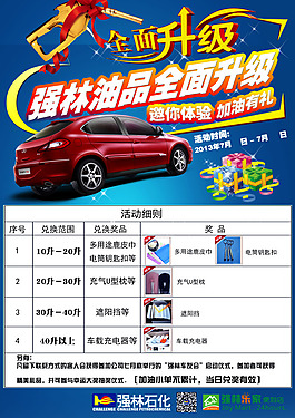 油品升級(jí) 宣傳海報(bào)