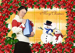 節(jié)日慶典圣誕節(jié)花朵