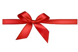 紅絲帶蝴蝶結