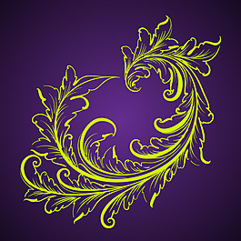 欧式藤类花纹