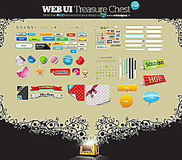 網(wǎng)頁ui界面按鈕素材
