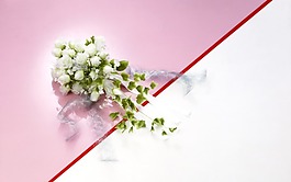 手捧花背景图片