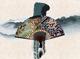 中國風海報設(shè)計扇子