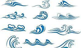 水花 水波 水浪 波浪 海浪圖片