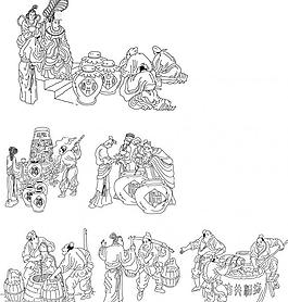酿酒图图片