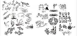 花紋 矢量 cdr圖片