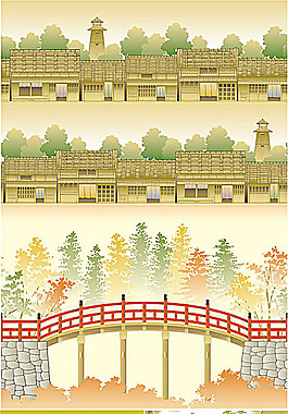 百款日系和風主題背景素材（三）