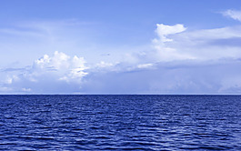 碧海藍天背景