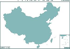 一億示意地圖版(面積色無圖廓南海插圖)圖片