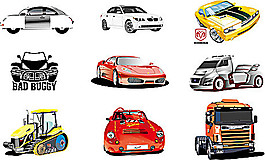 矢量交通工具汽車_小車1