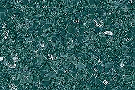 矢量花紋圖片