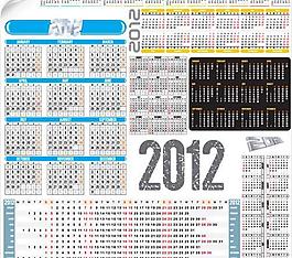 2012年日歷臺歷圖片