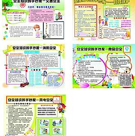 安全知識的手抄報圖片
