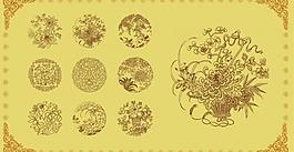 傳統(tǒng)矢量 花紋圖片