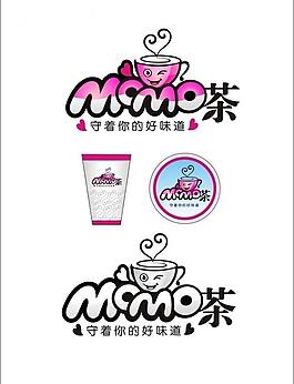 momo奶茶vi设计图片