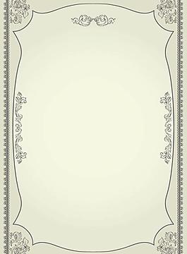 歐式花紋邊框圖片