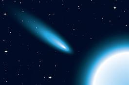 夢幻動感天空 光線 光圈 星光 商務科技背景圖片