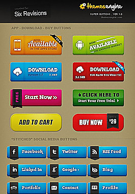 網(wǎng)頁(yè)按鈕工具包psd素材