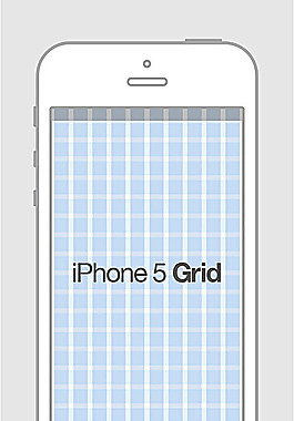 iphone5網格psd素材