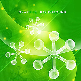 綠色抽象圖案背景psd素材