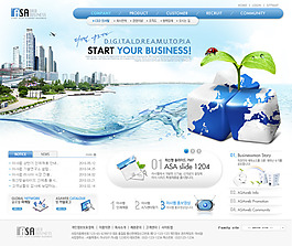 企業(yè)網(wǎng)頁模板