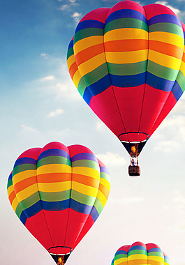 飛越夢想氫氣球廣告設計