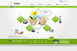 商務(wù)網(wǎng)站首頁矢量素材