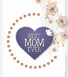 母親節賀卡 感恩的心圖片