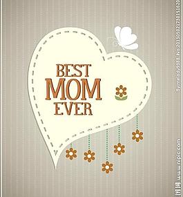 母親節賀卡 感恩的心圖片