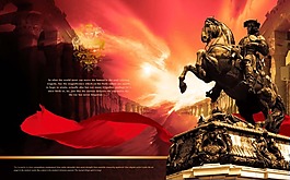 房地產(chǎn)雕像紅絲帶