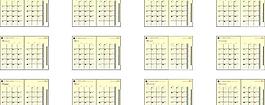 2013工作日歷 月歷圖片