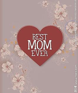 母親節賀卡 感恩的心圖片