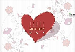 母親節賀卡 感恩的心圖片