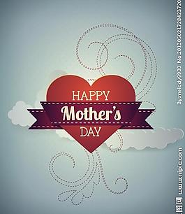 母親節賀卡 感恩的心圖片