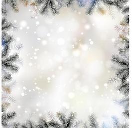 松枝雪花圣誕節(jié)背景 賀卡圖片