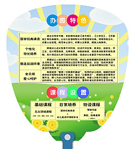 小孔明幼兒園宣傳扇
