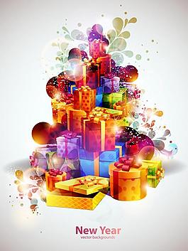 圣誕節(jié)炫彩背景圖片