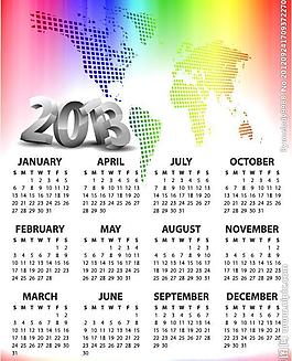 2013日歷圖片