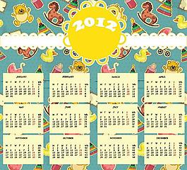 2012年日歷臺(tái)歷圖片