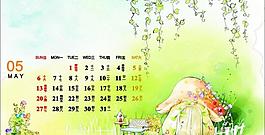 2012日歷 五月圖片