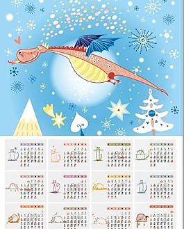 2012年年歷圖片