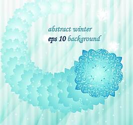 圣誕雪花背景圖片