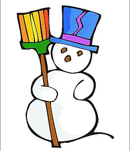 小雪人圖片