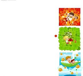 兒童漫畫矢量圖圖片